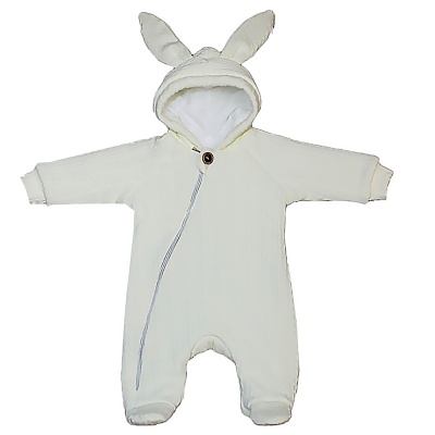 Комбинезон для мальчика и девочки Зефир на синтепоне Балуша ш979/100 экрю 1